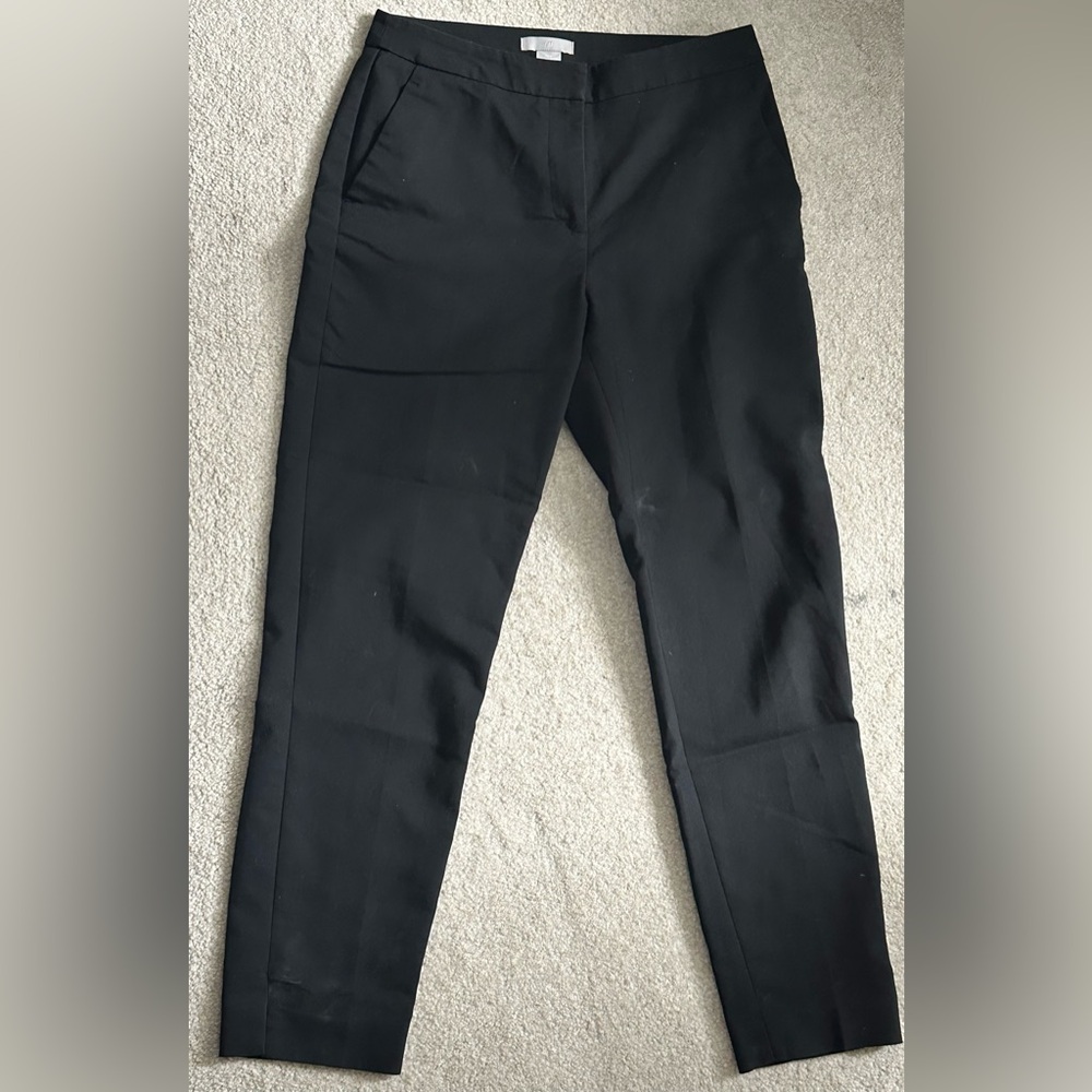 H&M black trousers with slits (pictured) - size 2